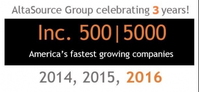 AltaSource Group named to US INC500 INC5000 fastest growing U.S. Private company list